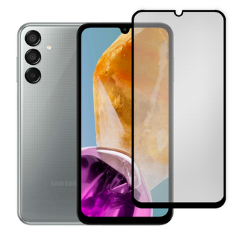 Захисне скло МАТОВЕ для телефона Samsung Galaxy M15 (SM-M156) протиударне повноекранне на самсунг м15 чорне 0039232 фото