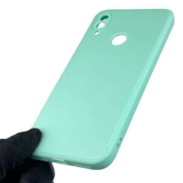 Чехол для Xiaomi Redmi Note 7 Pro с квадратными гранями с защитой камеры на сяоми редми нот 7 про мятный 0012895 фото