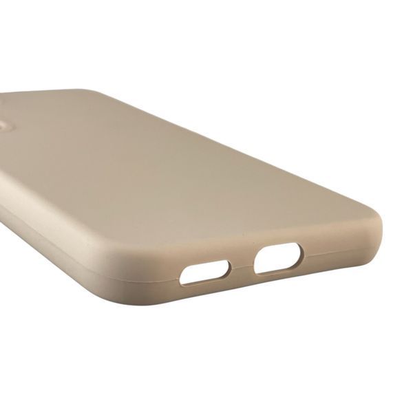 Чехол для Samsung Galaxy S23 (SM-S911B) силиконовый с микрофиброй нескользящий на самсунг с23 пудровый 0032188 фото