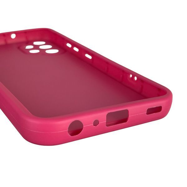 Чохол силіконовий оригінальний Soft Touch з 3D принтом злого кота для Samsung Galaxy A32 4G (SM-A325F) малиновий (Повний захист камери) 0046478 фото
