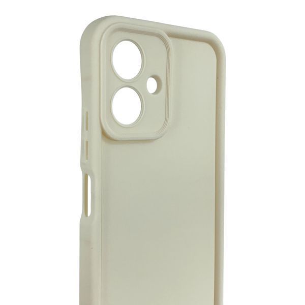 Чехол силиконовый Soft Touch для Tecno Spark POP 10 4G молочный (Полная защита камеры) 0054473 фото