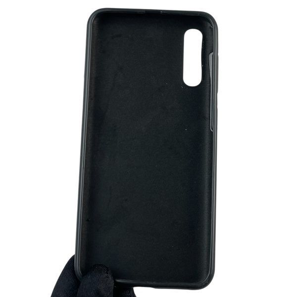 Чехол для Samsung Galaxy A50s (SM-A507F) силиконовый с микрофиброй нескользящий на самсунг а50с черный 0031991 фото