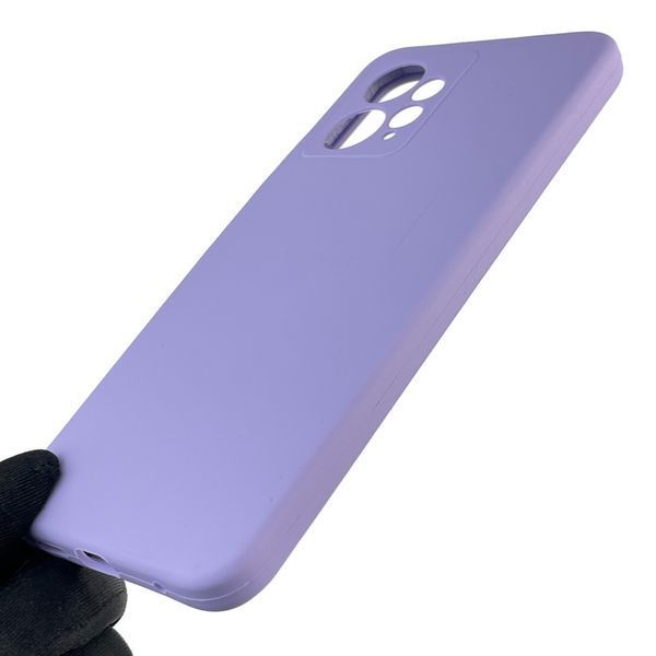Чохол для Xiaomi Redmi Note 12 4G силіконовий з мікрофіброю нековзний на сяомі редмі нот 12 4г бузковий 0032709 фото