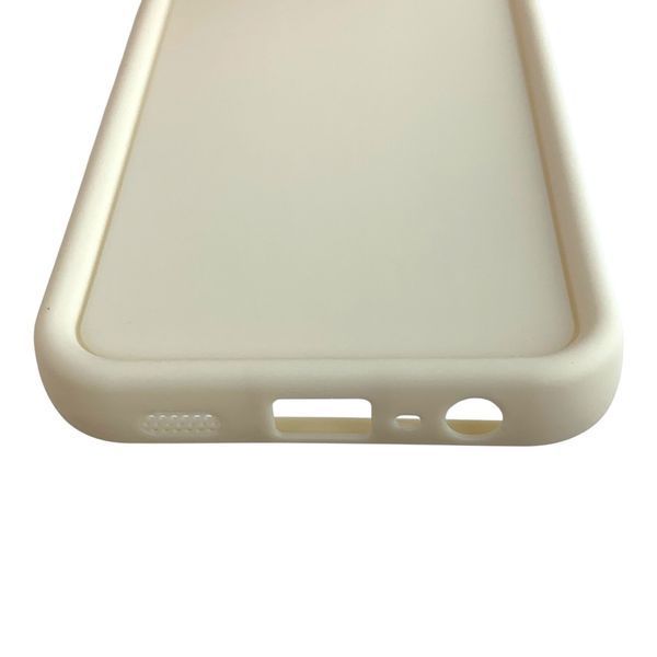 Чехол силиконовый Soft Touch для Oppo A15 молочный (Полная защита камеры) 0054305 фото
