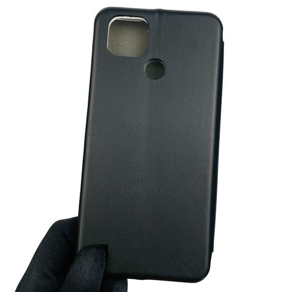 Чехол-книжка для Realme C21 с подставкой на реалми с21 чёрная 0001933 фото