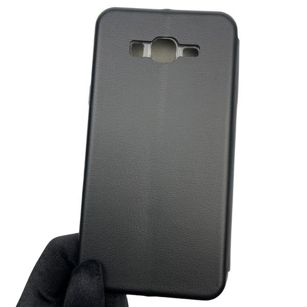 Чохол-книжка для Samsung Galaxy J7 2015 SM-J700 з підставкою на самсунг г7 2015 г700 чорна 0001976 фото