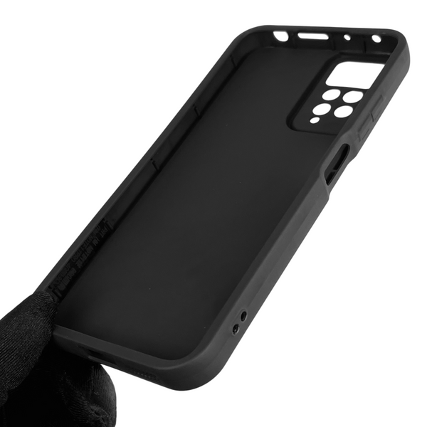 Чохол силіконовий Soft Touch з 3D принтом для Xiaomi Redmi Note 12 Pro чорний (Повний захист камери) 0040851 фото