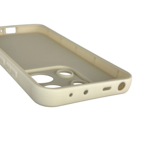 Чохол силіконовий оригінальний Soft Touch з 3D принтом злого кота для Xiaomi Redmi Note 13 4G молочний (Повний захист камери) 0046829 фото