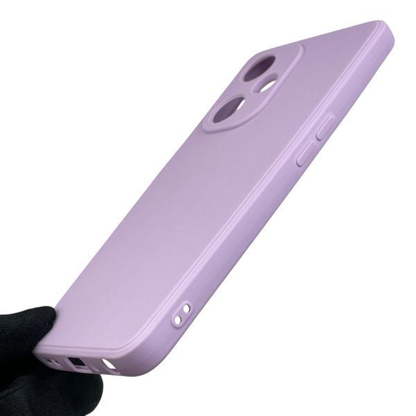 Чохол для OnePlus Nord CE 3 Lite з квадратними гранями із захистом камери на ванплас норс се 3 лайт бузковий 0012389 фото