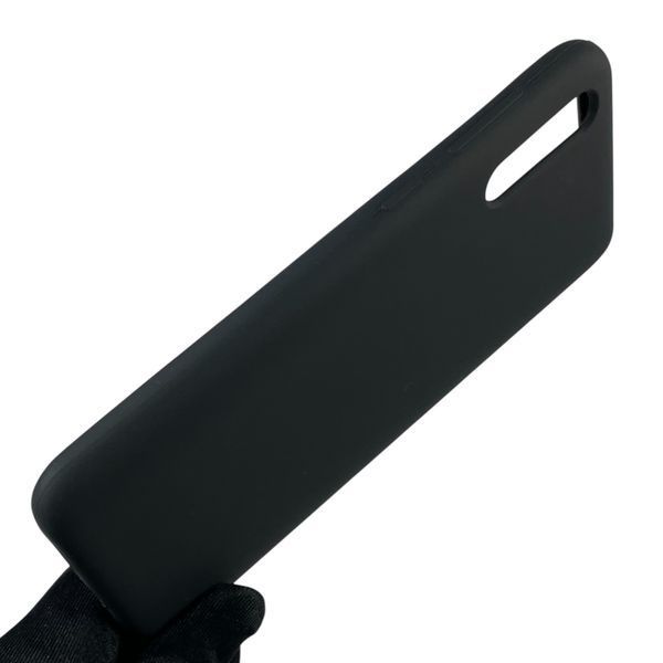 Чехол для Samsung Galaxy A50s (SM-A507F) силиконовый с микрофиброй нескользящий на самсунг а50с черный 0031991 фото