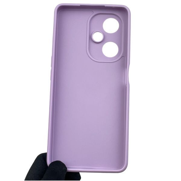 Чохол для OnePlus Nord CE 3 Lite з квадратними гранями із захистом камери на ванплас норс се 3 лайт бузковий 0012389 фото