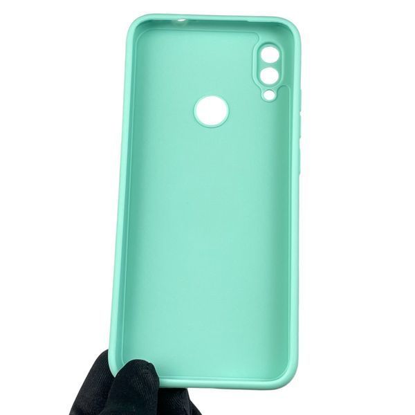 Чехол для Xiaomi Redmi Note 7 Pro с квадратными гранями с защитой камеры на сяоми редми нот 7 про мятный 0012895 фото