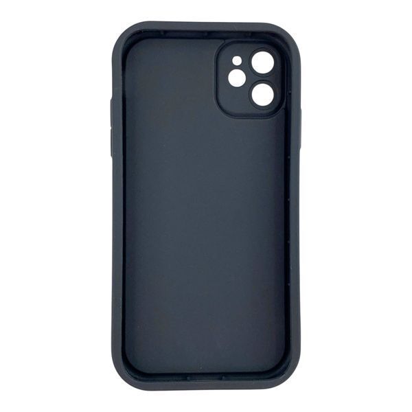 Чехол силиконовый Soft Touch с 3D принтом милые котики с лапками для Apple iPhone 11 черный (Полная защита камеры) 0059558 фото