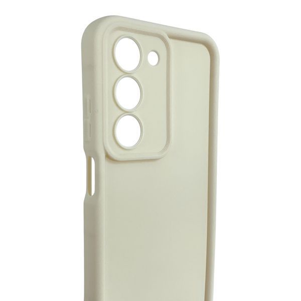 Чехол силиконовый Soft Touch для Realme C75 молочный (Полная защита камеры) 0054185 фото