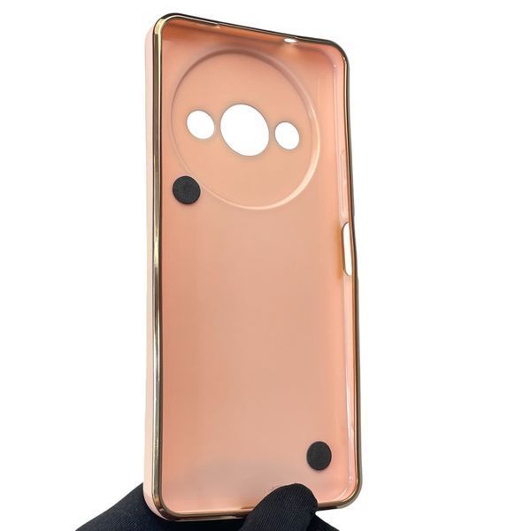 Чехол для телефона Xiaomi Redmi A3 женский с ремешком и украшениями и золотой окантовкой на сяоми редми а3 пудровый gs1 0016263 фото