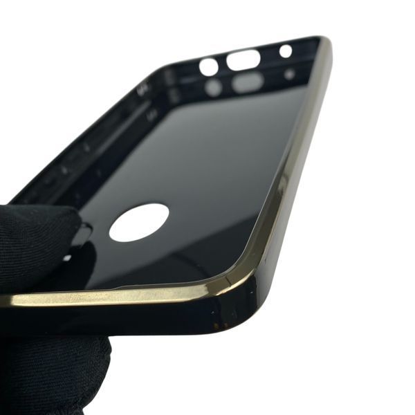 Чехол для Tecno Spark 7 KF6n с кольцом MagSafe с золотой окантовкой на техно спарк 7 черный gs1 0021596 фото