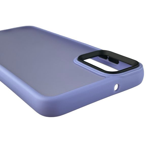 Чохол для Samsung Galaxy A05 SM-A055 протиударний матовий напівпрозорий з високими бортами на самсунг а05 бузковий 0000765 фото