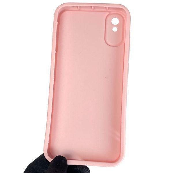 Чехол силиконовый Soft Touch для Xiaomi Redmi 9A розовый (Полная защита камеры) 0039883 фото