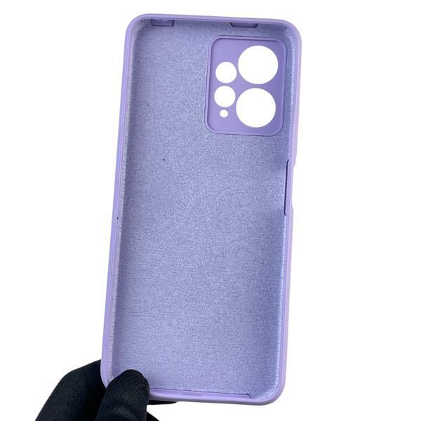 Чохол для Xiaomi Redmi Note 12 4G силіконовий з мікрофіброю нековзний на сяомі редмі нот 12 4г бузковий 0032709 фото