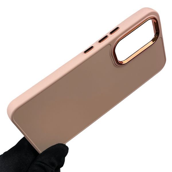 Чохол для Samsung Galaxy A54 5G (SM-A546E) із захистом на камері з мікрофіброю на самсунг а54 5г пудровий 0012162 фото