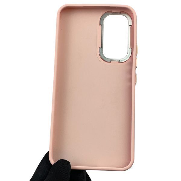 Чохол для Samsung Galaxy A54 5G (SM-A546E) із захистом на камері з мікрофіброю на самсунг а54 5г пудровий 0012162 фото