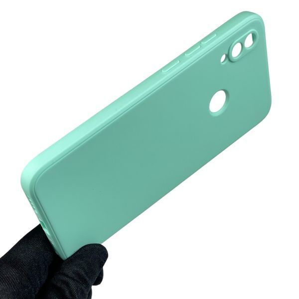 Чехол для Xiaomi Redmi Note 7 Pro с квадратными гранями с защитой камеры на сяоми редми нот 7 про мятный 0012895 фото