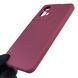 Чехол для Motorola Moto G04 (XT2421-2) силиконовый с микрофиброй нескользящий на моторола г04 бордовый 0031733 фото 4