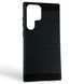 Чехол для телефона Samsung Galaxy S23 Ultra (SM-S918B) карбоновый противоударный с высокими бортами черный 0052230 фото 1