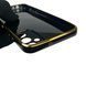 Чохол для Samsung Galaxy A05S (SM-A057) з кільцем MagSafe із золотою окантовкою на самсунг а05с чорний gs1 0022313 фото 4