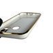 Чохол для Tecno Spark 7 Go (KF6m) глянцевий з кільцем MagSafe із золотою окантовкою на техно спарк 7 го білий gs1 0022869 фото 4