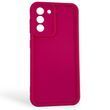 Чохол силіконовий Soft Touch для Samsung Galaxy S21 малиновий (Повний захист камери) 0054035 фото