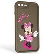 Чехол силиконовый Soft Touch с 3D принтом волшебной минни маус для Apple iPhone 7 Plus коричневый (Полная защита камеры)