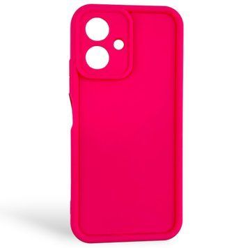 Чехол силиконовый Soft Touch для Tecno Spark Go 2 (KM4) малиновый (Полная защита камеры) 0054474 фото