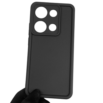 Чехол силиконовый Soft Touch для Xiaomi Redmi Note 14S черный (Полная защита камеры) 0040047 фото