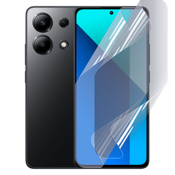 Плёнка гидрогелевая для Xiaomi Redmi Note 13 4G глянцевая противоударная на сяоми редми нот 13 4г прозрачная 0003467 фото