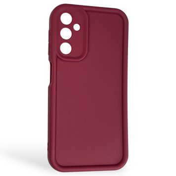 Чехол силиконовый Soft Touch для Samsung Galaxy A24 (SM-A245F) бордовый (Полная защита камеры) 0044032 фото