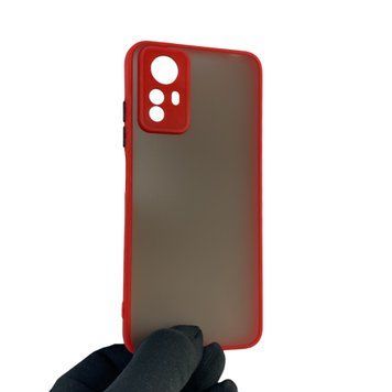 Чохол для телефона Xiaomi Redmi Note 12S 4G з високими бортами із захистом камери на сяомі редмі нот 12с 4г червоний 0026270 фото