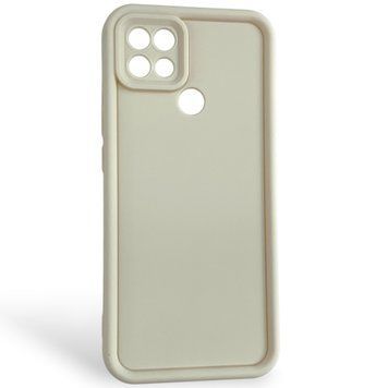 Чохол силіконовий Soft Touch для Oppo A15s молочний (Повний захист камери) 0054306 фото