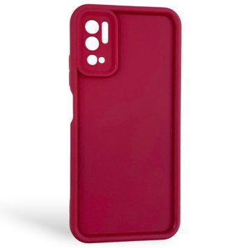 Чехол силиконовый Soft Touch для Xiaomi Poco M3 Pro 5G бордовый (Полная защита камеры) 0053885 фото