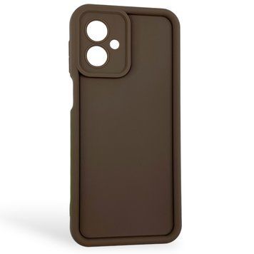 Чехол силиконовый Soft Touch для Motorola G54 Power коричневый (Полная защита камеры) 0054419 фото