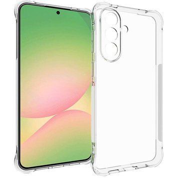 Чехол для Samsung Galaxy A57 5G (A576B) прозрачный с бронь углами с защитой камеры (противоударный TPU, самсунг галакси а57 5г) 0061432 фото