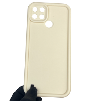 Чохол силіконовий Soft Touch для Realme C25Y молочний (Повний захист камери) 0039475 фото