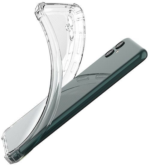 Прозрачный противоударный чехол для Samsung Galaxy A04e (A042F) с усиленными углами с защитой камеры (силикон TPU, самсунг галакси а04е) 0061612 фото