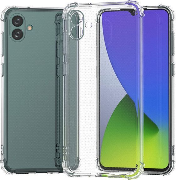 Прозрачный противоударный чехол для Samsung Galaxy A04e (A042F) с усиленными углами с защитой камеры (силикон TPU, самсунг галакси а04е) 0061612 фото