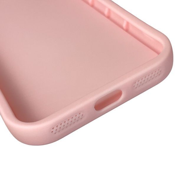 Чехол силиконовый Soft Touch с 3D принтом смешного теда мишки для Apple iPhone SE 2020 розовый (Полная защита камеры) 0049430 фото