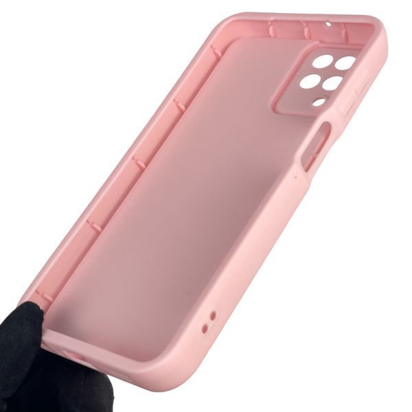 Чехол силиконовый оригинальный Soft Touch с 3D принтом мема сибу для Samsung Galaxy A12 (SM-A127F) розовый (Полная защита камеры) 0047465 фото
