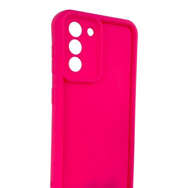 Чохол силіконовий Soft Touch для Samsung Galaxy S21 малиновий (Повний захист камери) 0054035 фото