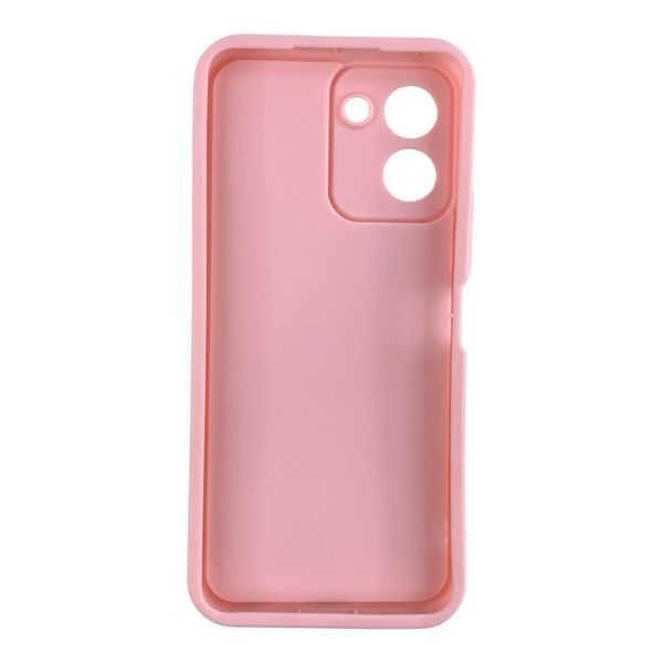 Чехол силиконовый Soft Touch с 3D принтом Бантики для Tecno Spark Go 3 розовый (Полная защита камеры) 0057849 фото