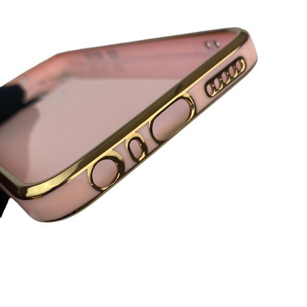 Чехол для Xiaomi Redmi Note 8 с защитой камеры с золотой окантовкой на редми нот 8 пудровый gs1 0020043 фото