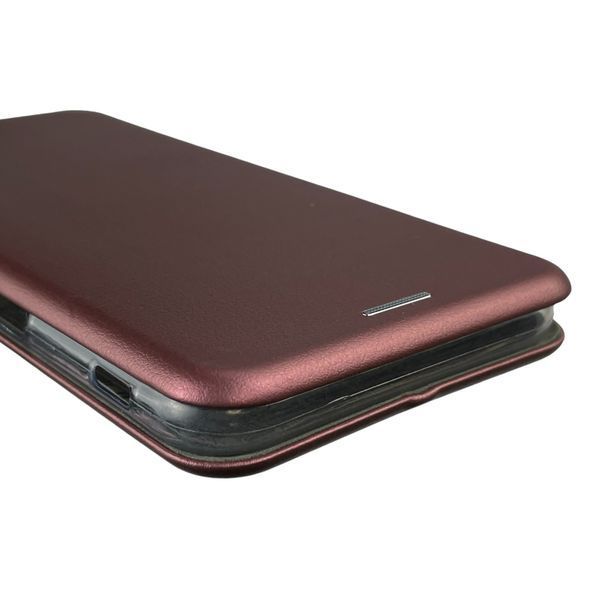 Чехол-книжка для Samsung Galaxy J6 Plus 2018 (SM-J610) с подставкой на самсунг дж6 плюс бордовая 0011995 фото